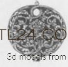 Розетки (ROSETTE_1646 -  | 3D model 3DSMAX / OBJ / STL) 3D модель для ЧПУ станка